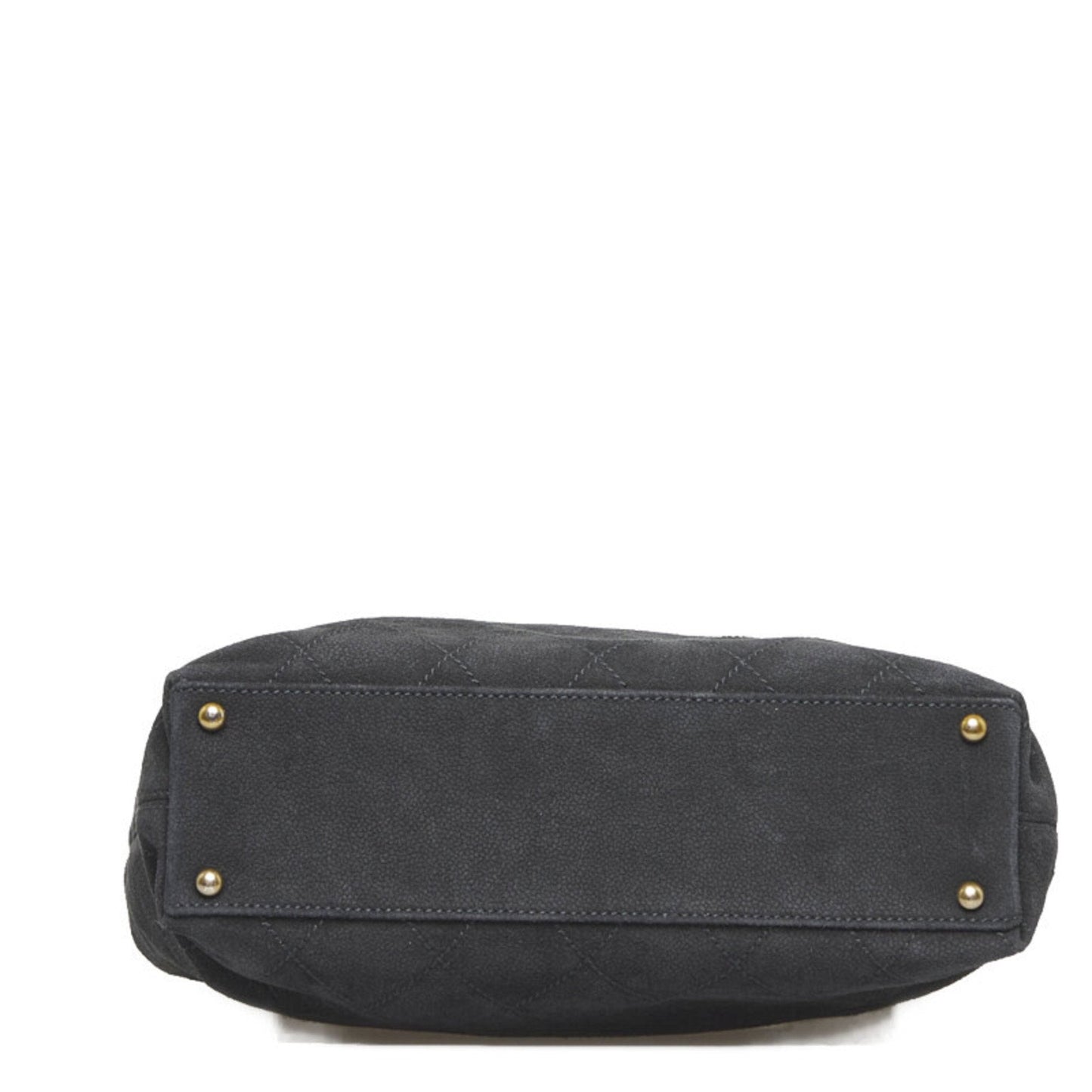 Luxury Chanel coco mark handbag tote bag black leather ladies