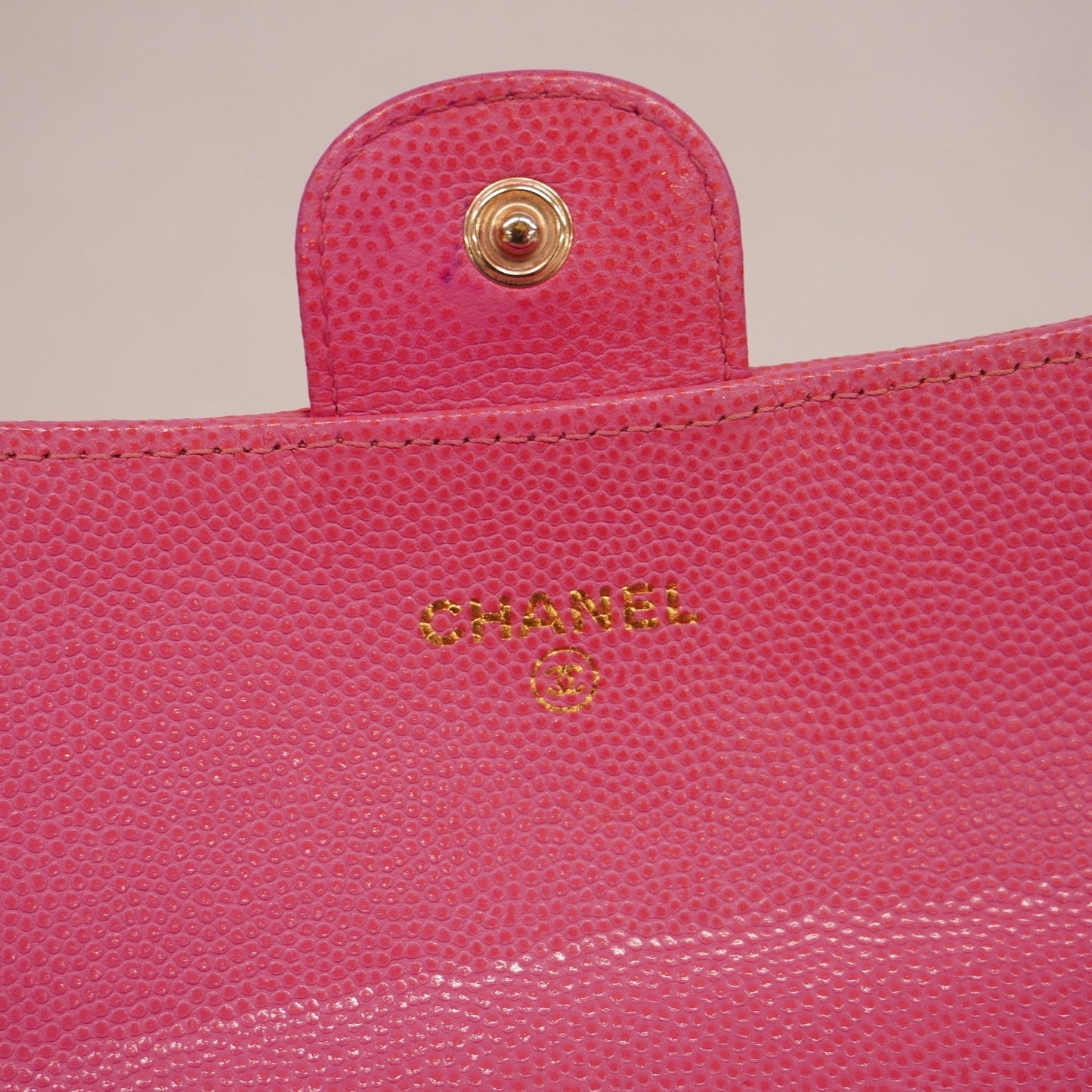 CHANEL  Matelasse Gold Hardware Women's Caviar Leather Caviar Leather