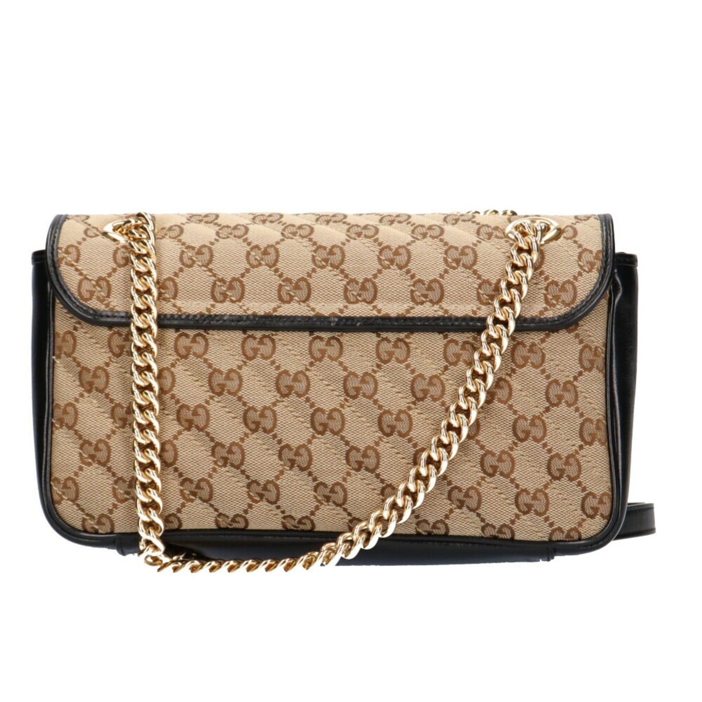 Luxury Gucci GG Marmont shoulder bag canvas ladies