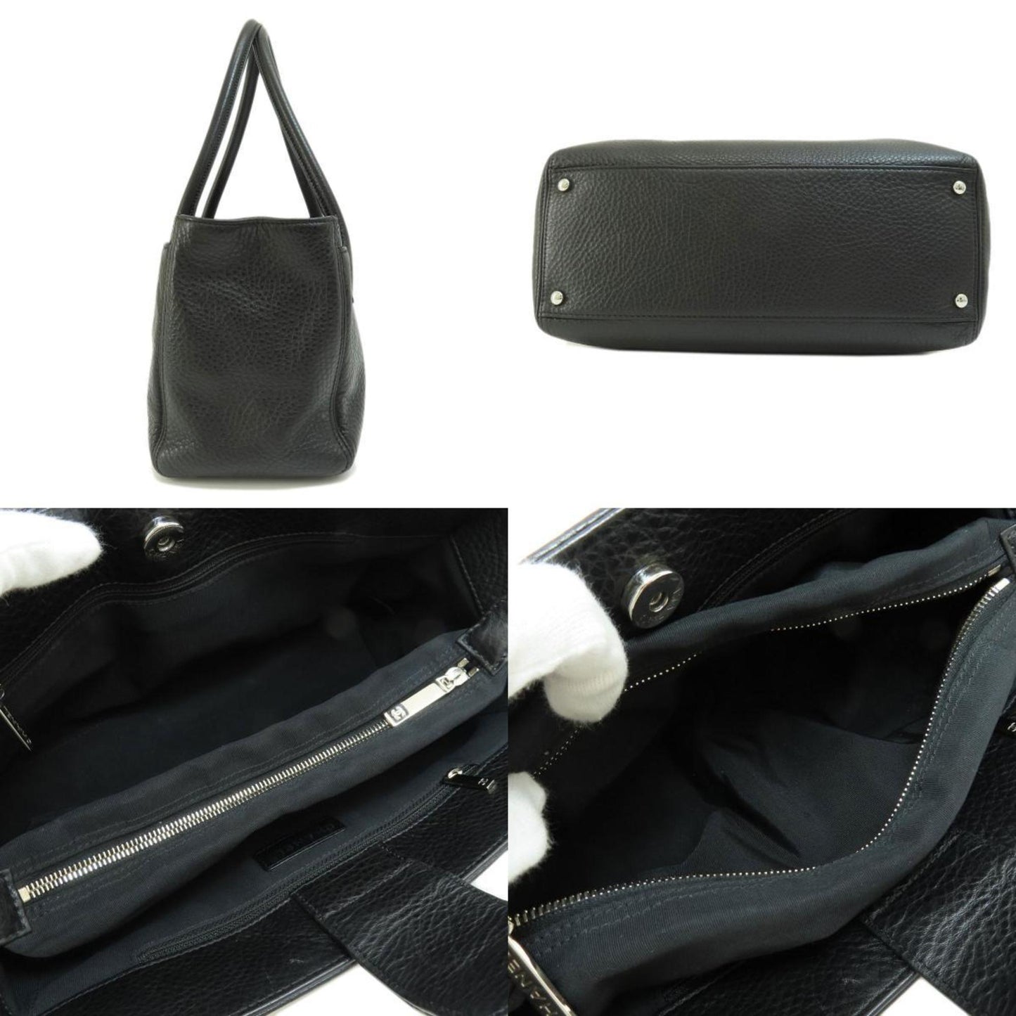Luxury Chanel Executive Tote Bag Calf Women's