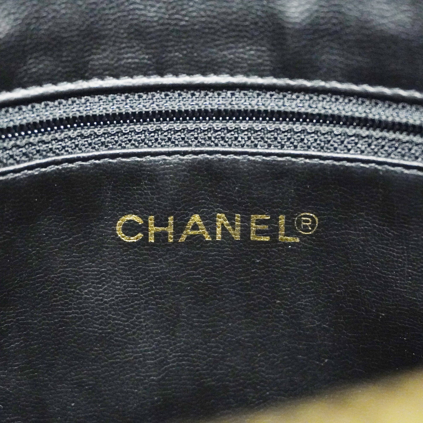 CHANEL  Chain Shoulder Women's Leather Shoulder Bag Black