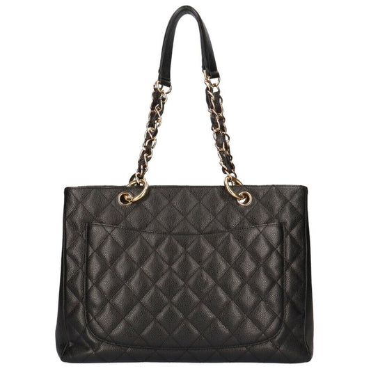 Luxury Chanel chain matelasse shoulder bag caviar skin black ladies