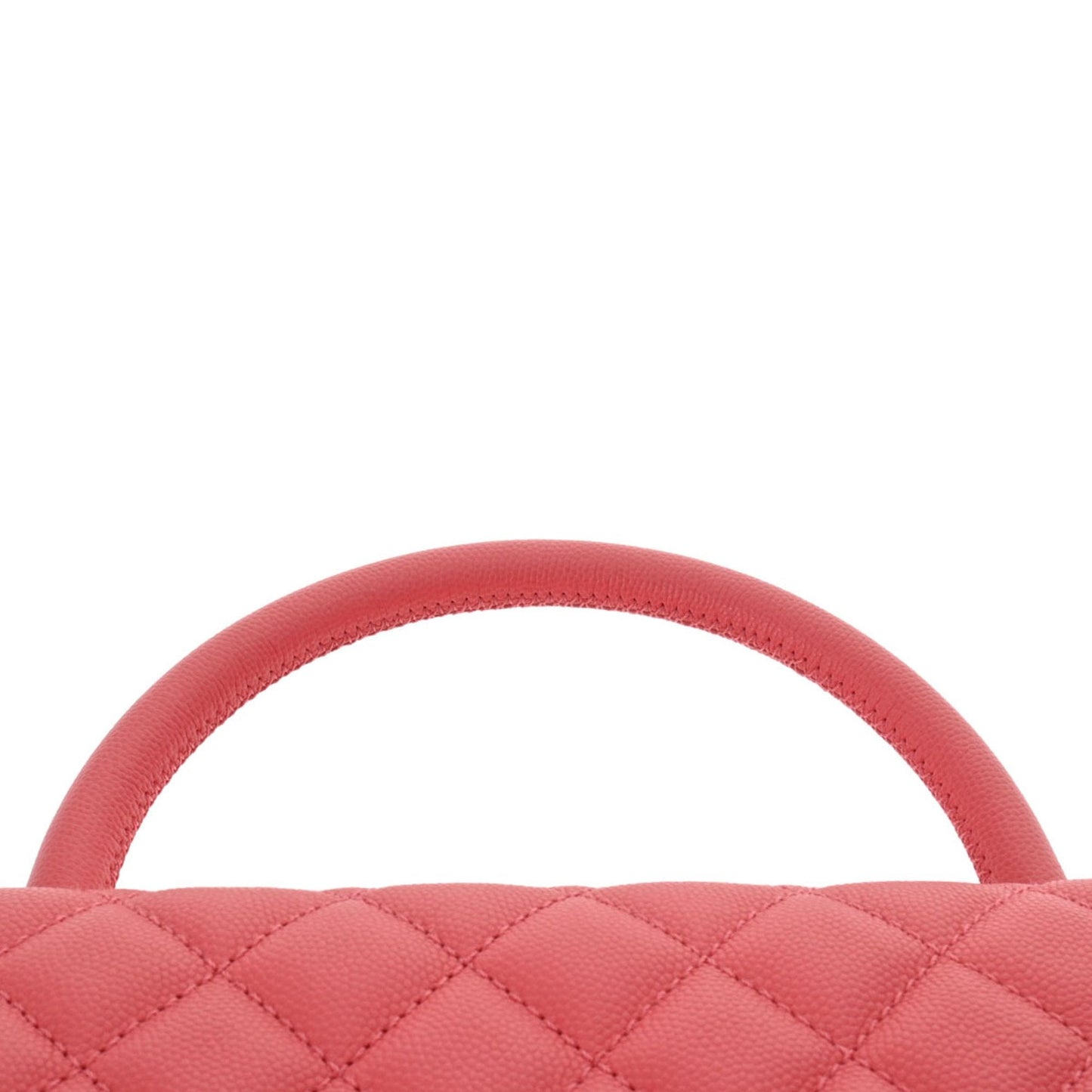 Luxury Chanel Matelasse Coco Handle 28 Pink A92991 Ladies Caviar Skin Bag