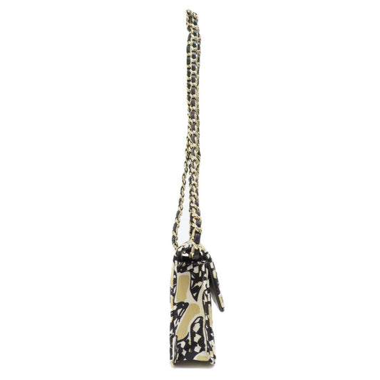 Luxury Chanel Chain Shoulder Coco Mark Bag Cotton Women's