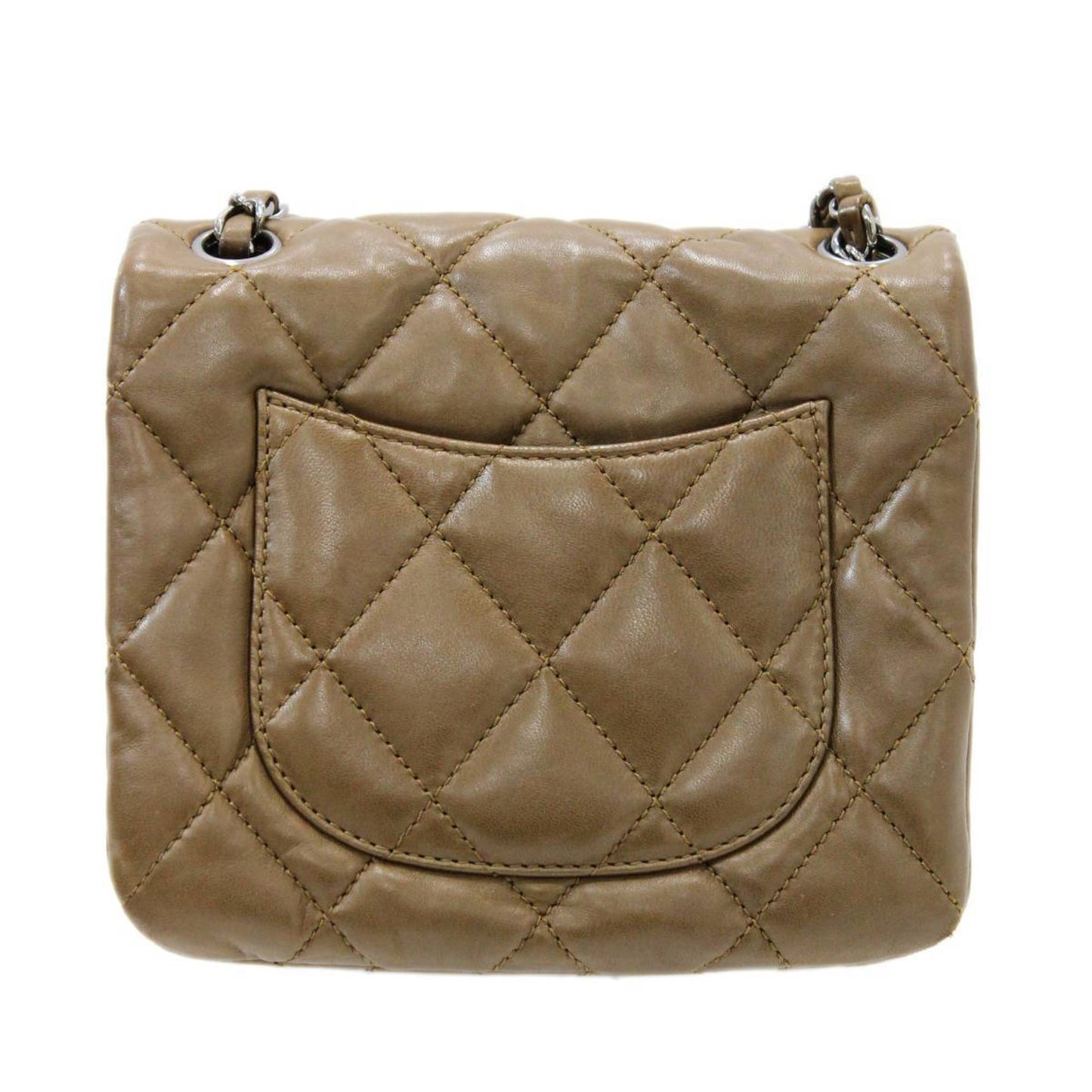 Luxury Chanel chain shoulder bag matelasse dark brown 15357745