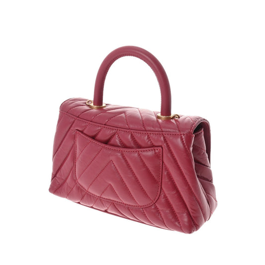 Luxury Chanel V Stitch XS Bordeaux A92990 Ladies Calf Bag