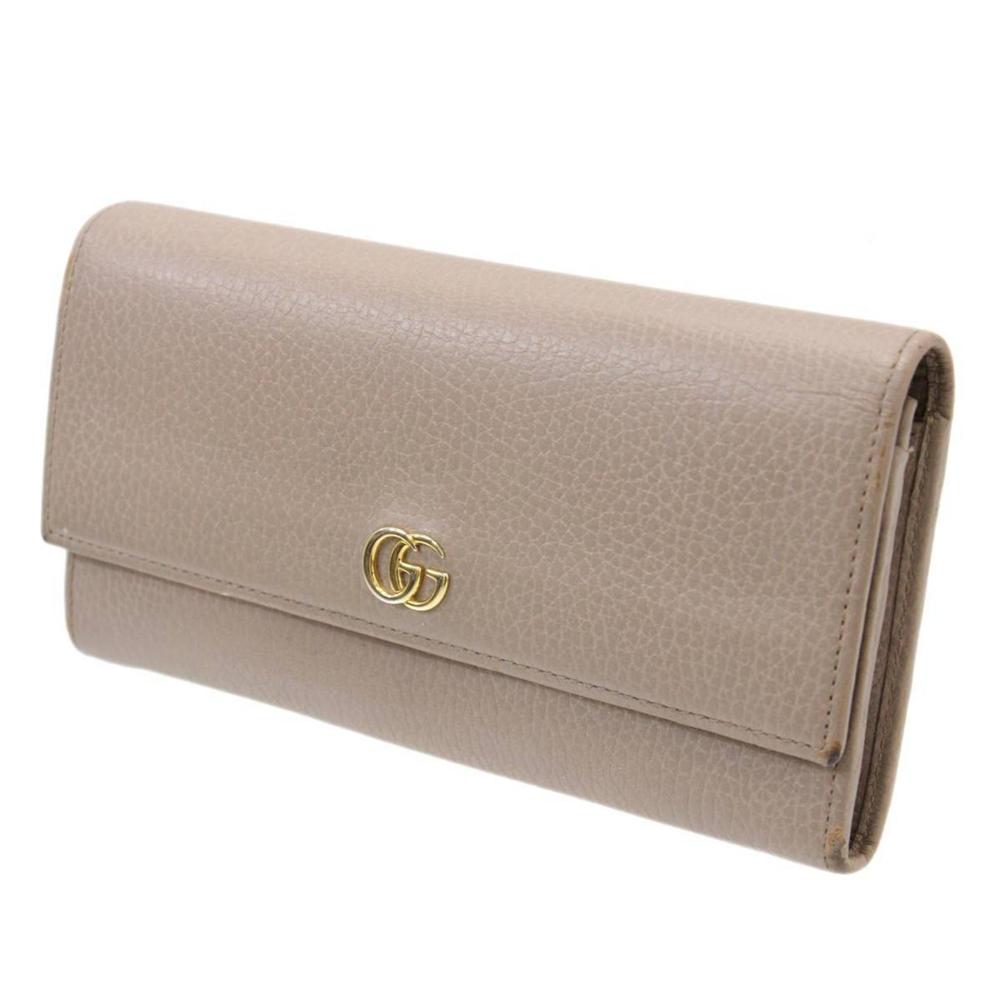 Luxury Gucci GG Marmont Leather Folio Long Wallet