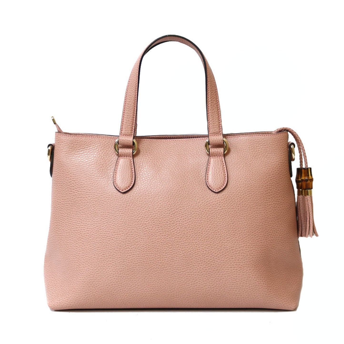 Luxury Gucci Shoulder Bag Bamboo Handbag Pink Ladies