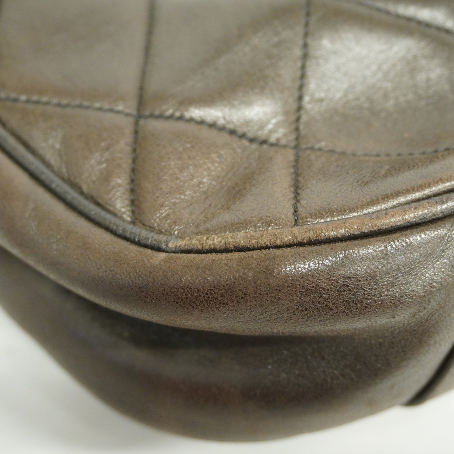 CHANEL  Matelasse Lambskin Women's Leather Shoulder Bag Black