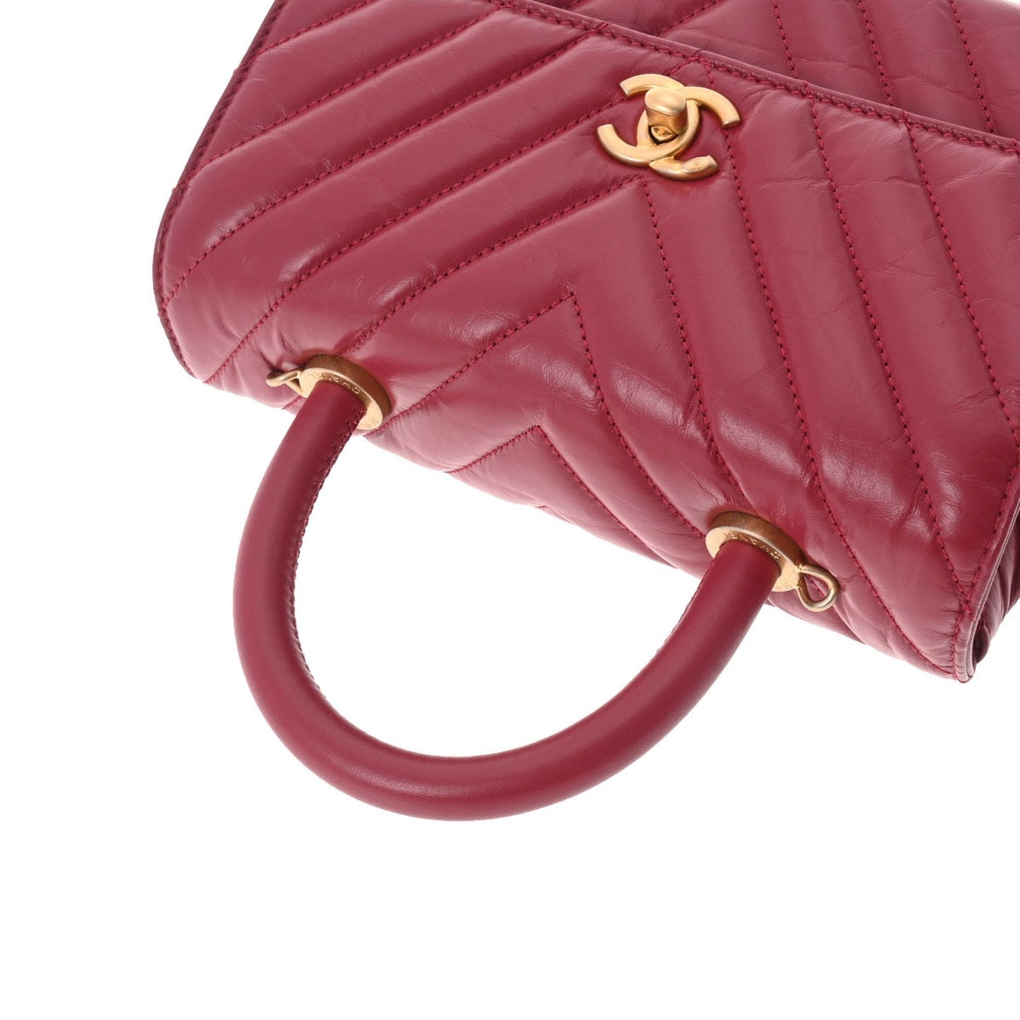 Luxury Chanel V Stitch XS Bordeaux A92990 Ladies Calf Bag