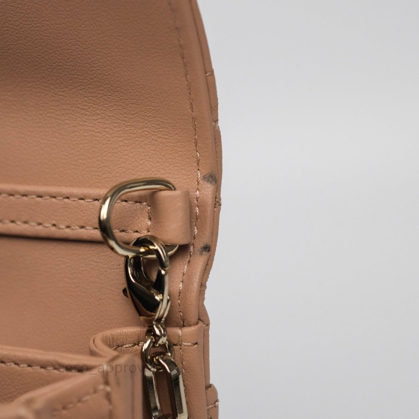 Dior My Dior Mini Bag Rose des Vents Cannage Lambskin