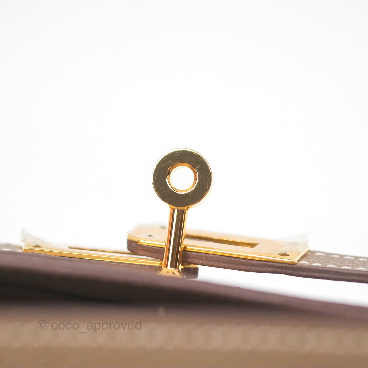 Hermès Kelly To Go Wallet Etoupe Evercolor Gold Hardware