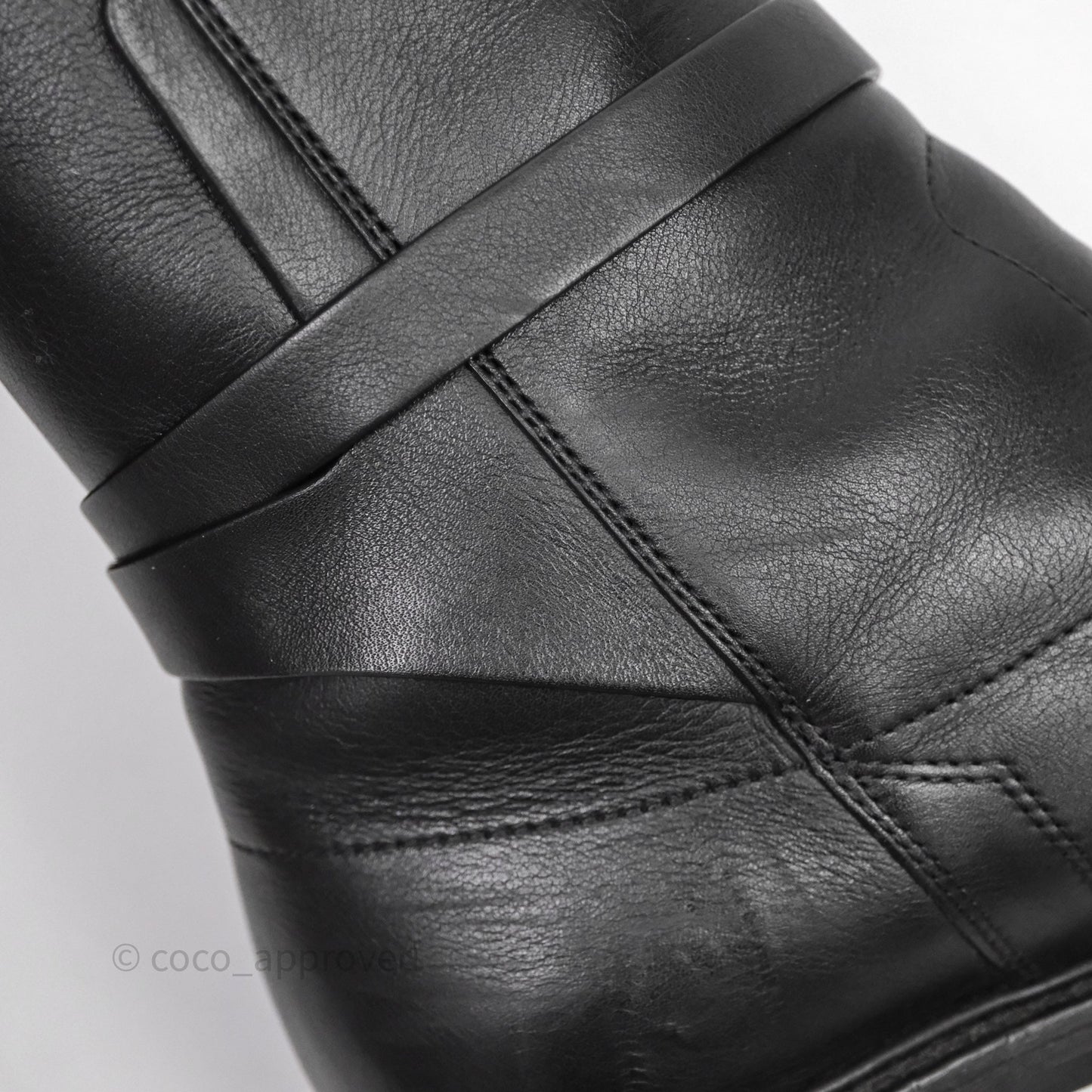 Christian Dior Empreinte Ankle Boot Black Calfskin
