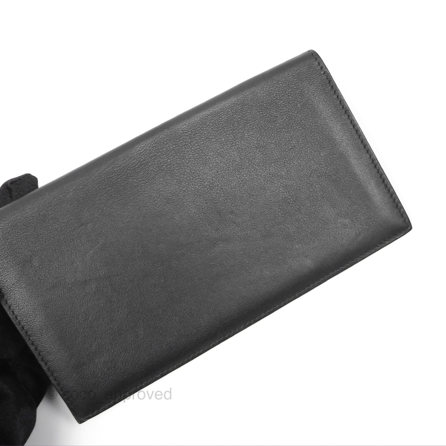 Hermès Citizen Twill Long Wallet Black Swift