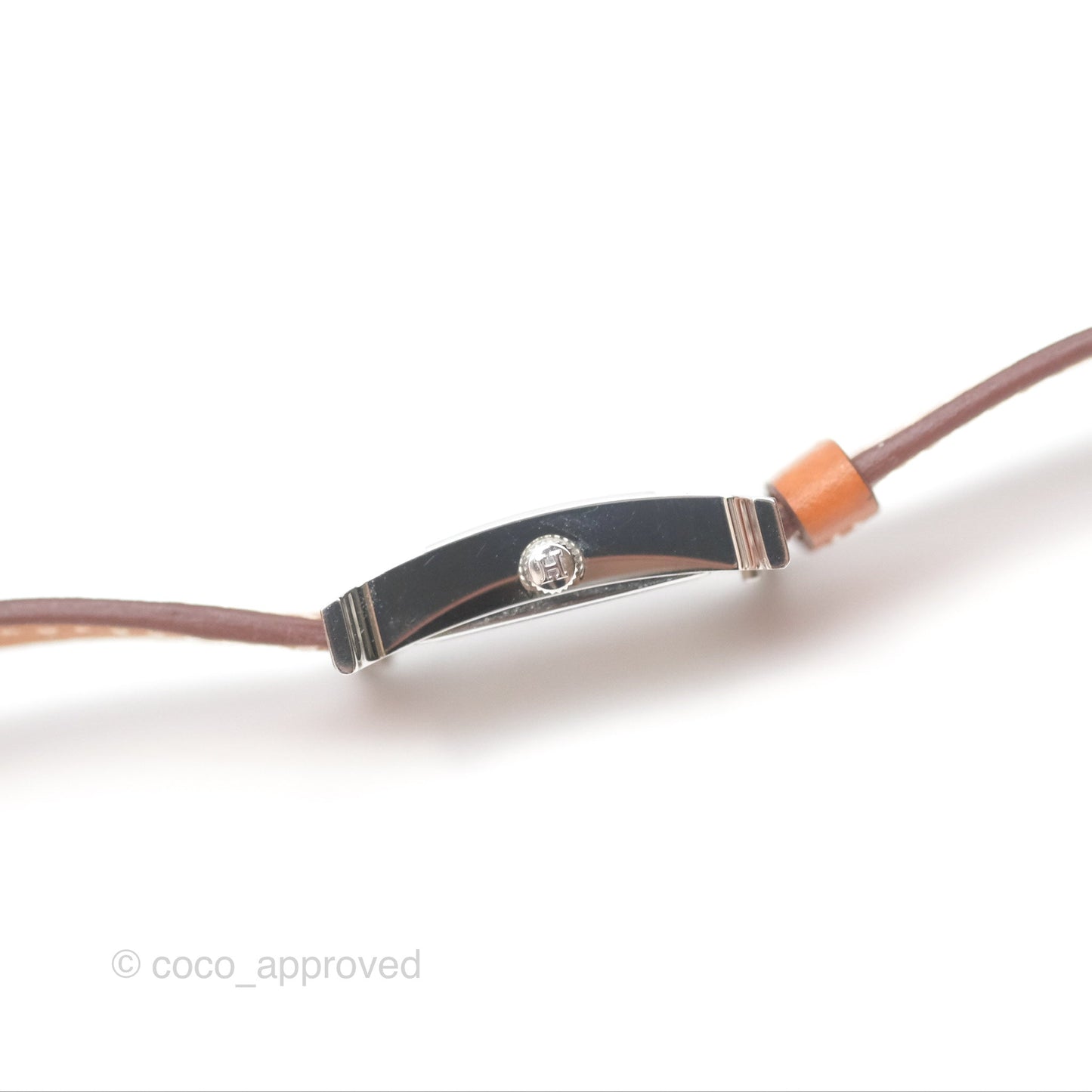 Hermès Heure H Watch Gold Epsom Palladium Hardware