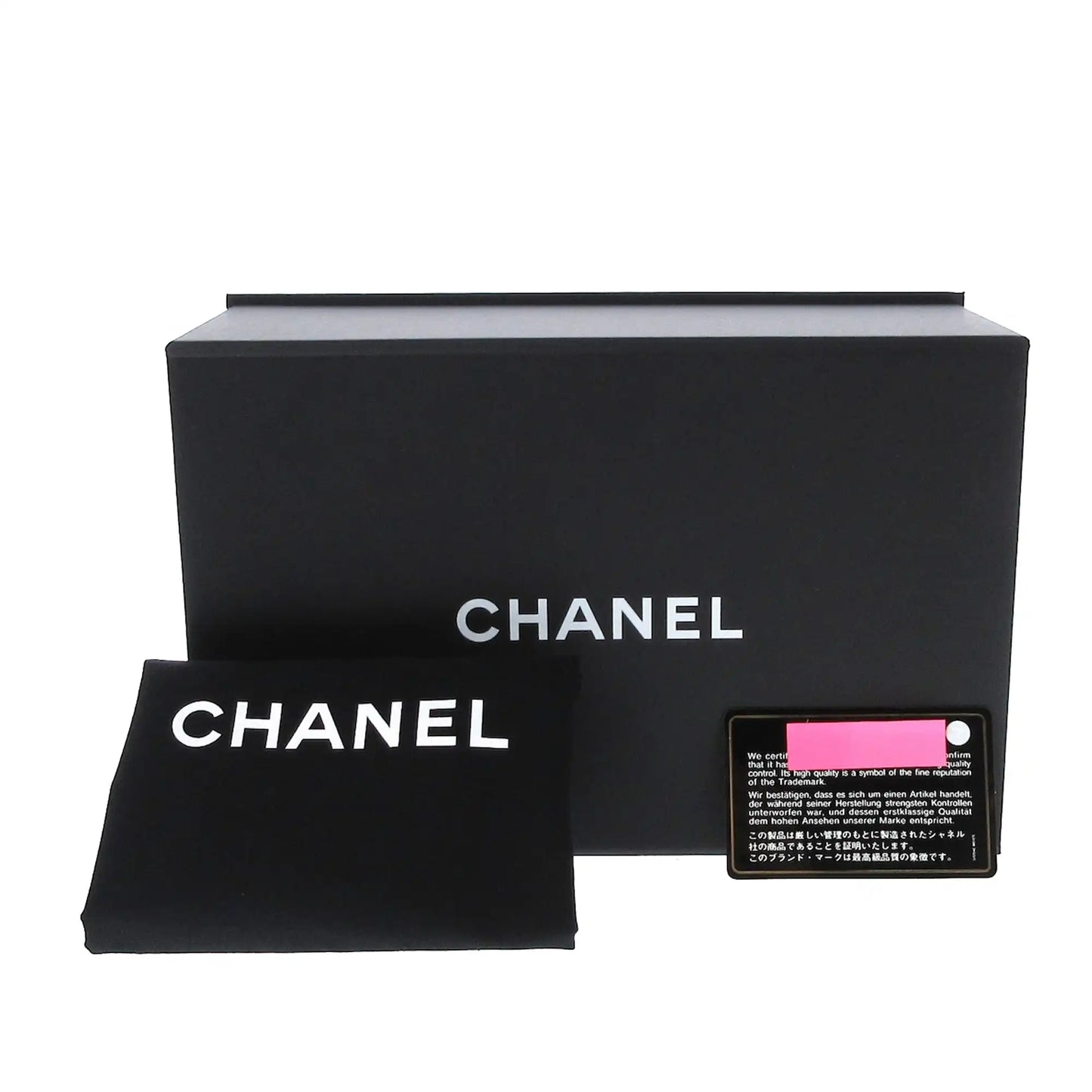Luxury Chanel CC Filigree Vanity Case Black Caviar gold
