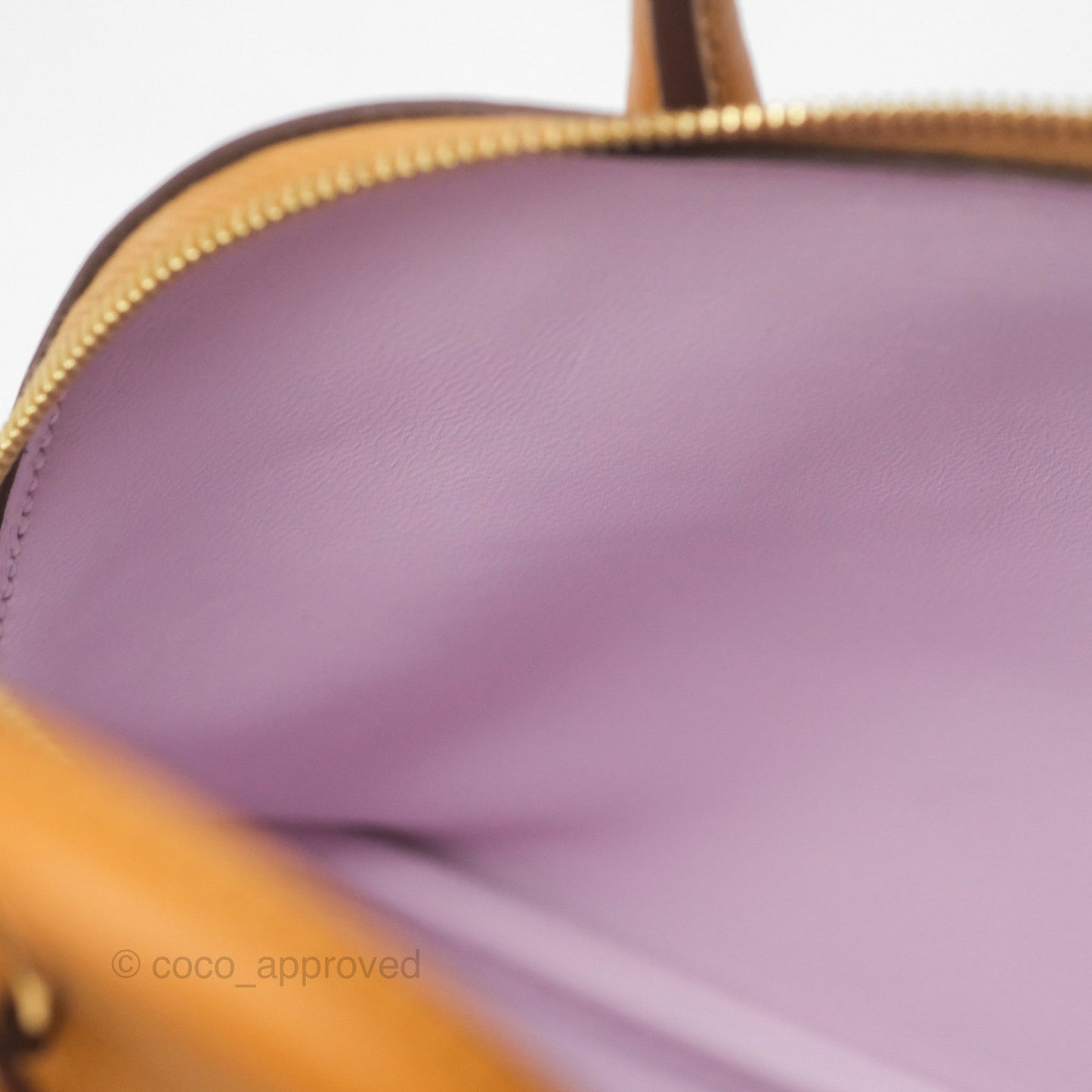 Hermès Bolide Mini 1923 Evercolor Caramel 28/ Mauve Pale 09 Gold Hardware