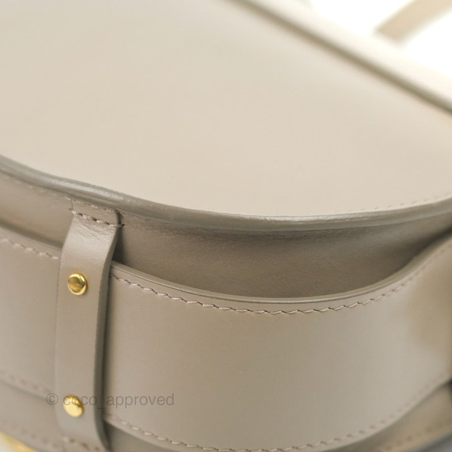 Chloé Small Tess Bag Motty Grey Grained Calfskin