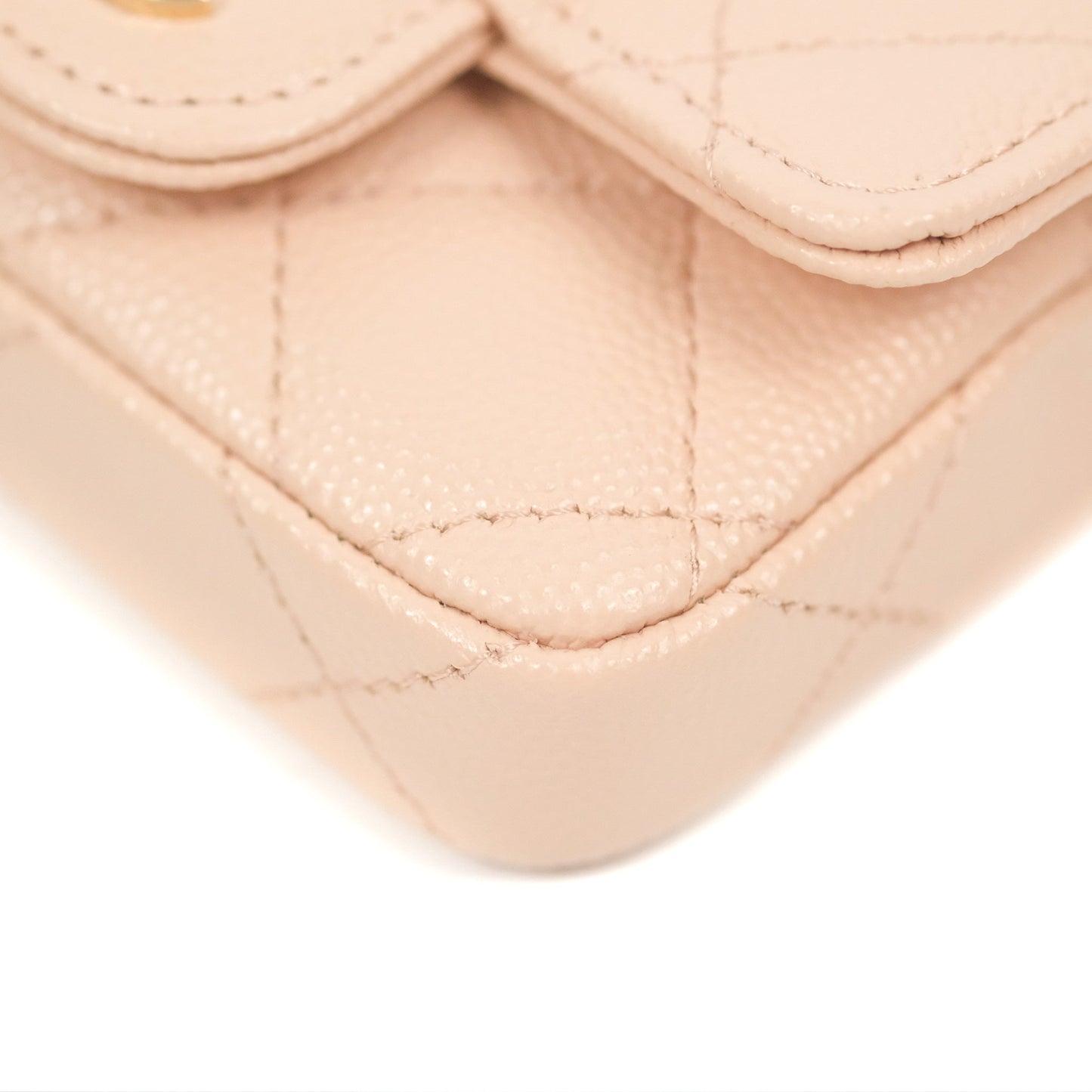 Chanel Classic Quilted Belt Bag Light Pink Caviar Gold Hardware
