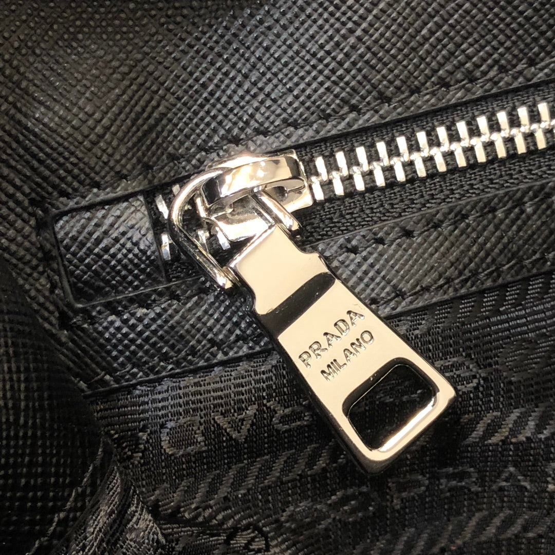 Luxury PradaMINI 23 BAG IN BLACK SAFFIANO LEATHER