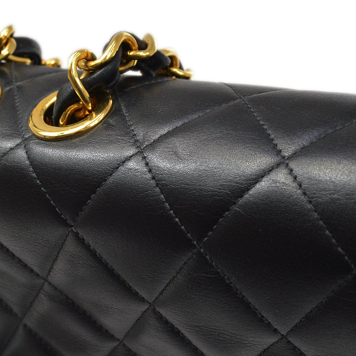 CHANEL 1994-1996 Classic Flap Maxi Black Lambskin 80517