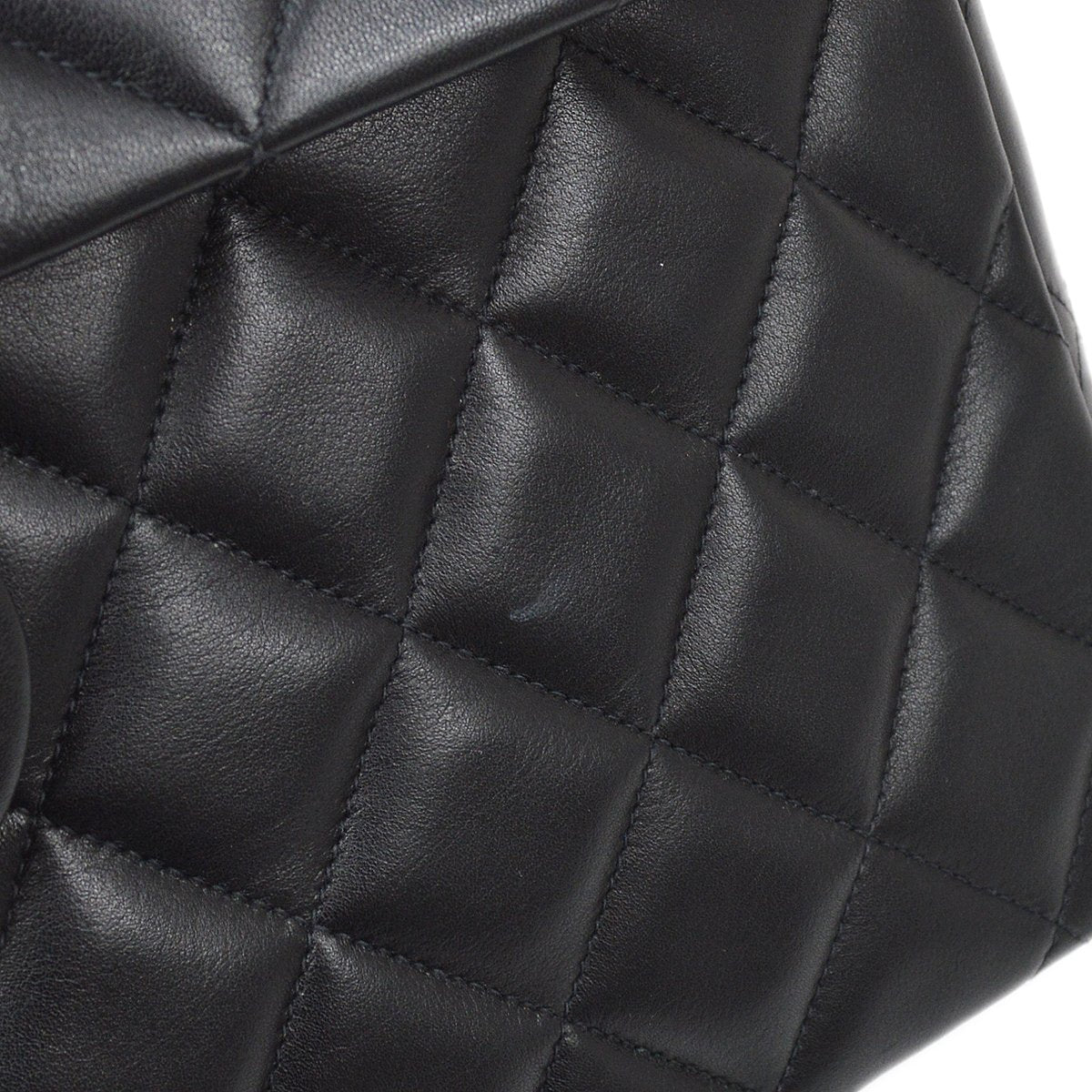 CHANEL 1994-1996 Classic Flap Maxi Black Lambskin 61466