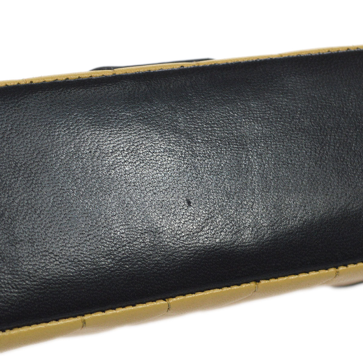 CHANEL★ 1991-1994 Lambskin Vertical Border Flap Mini 44032