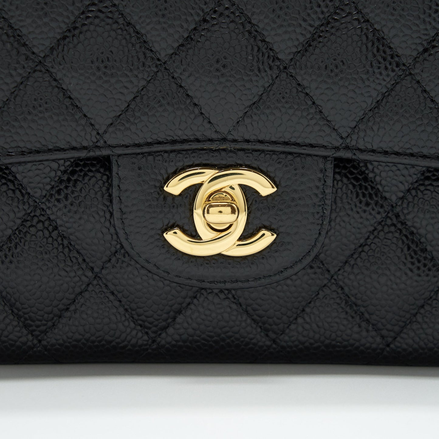 Chanel Classic Double Flap Bag Caviar Black GHW