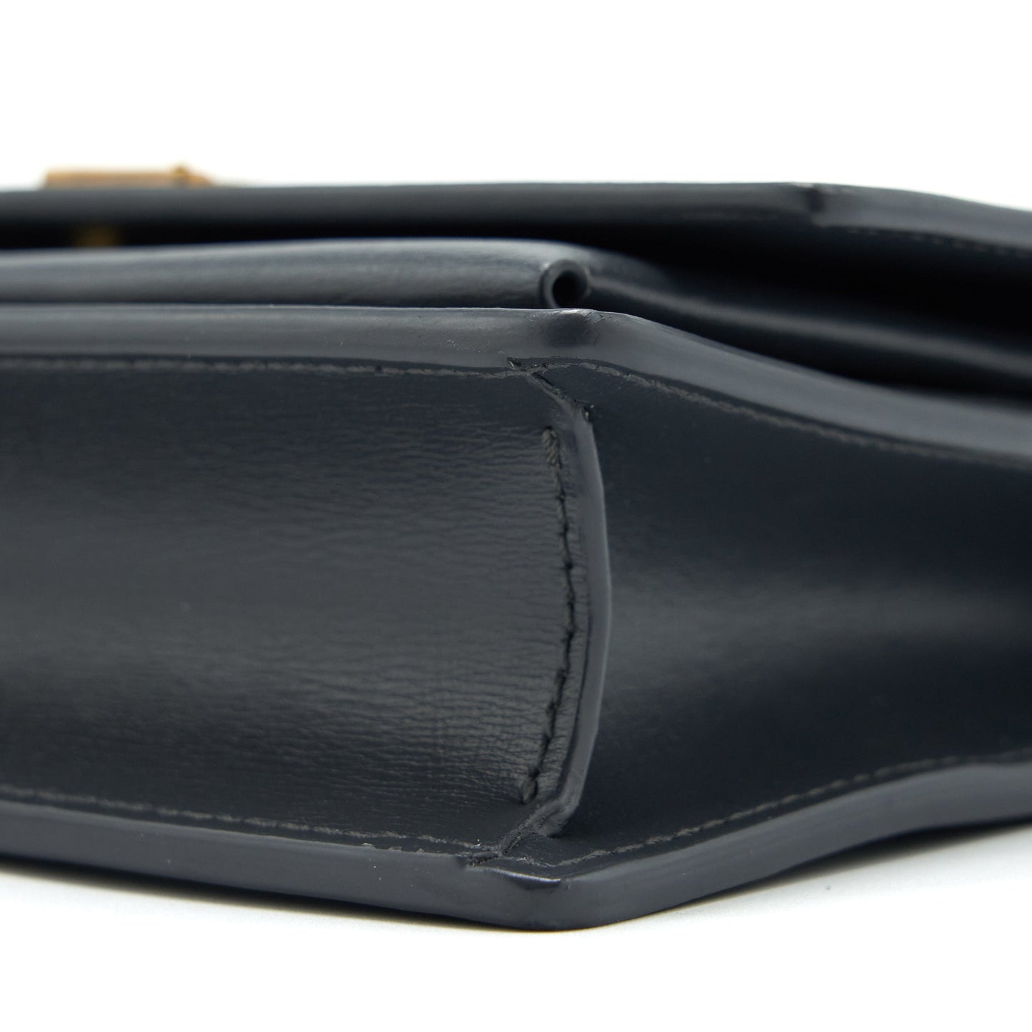 Saint Laurent Sunset Chain Wallet Calfskin Noir GHW