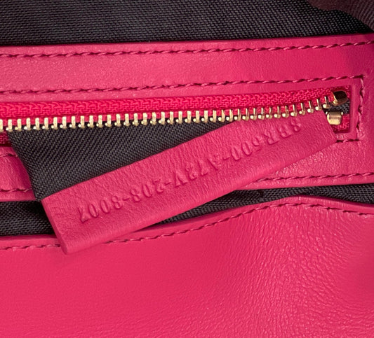 Luxury FendiBaguette 27cm Red Lambskin Gold Hardware
