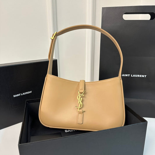Luxury Saint Laurent Le 5 a 7 24 Beige Lambskin Ghw