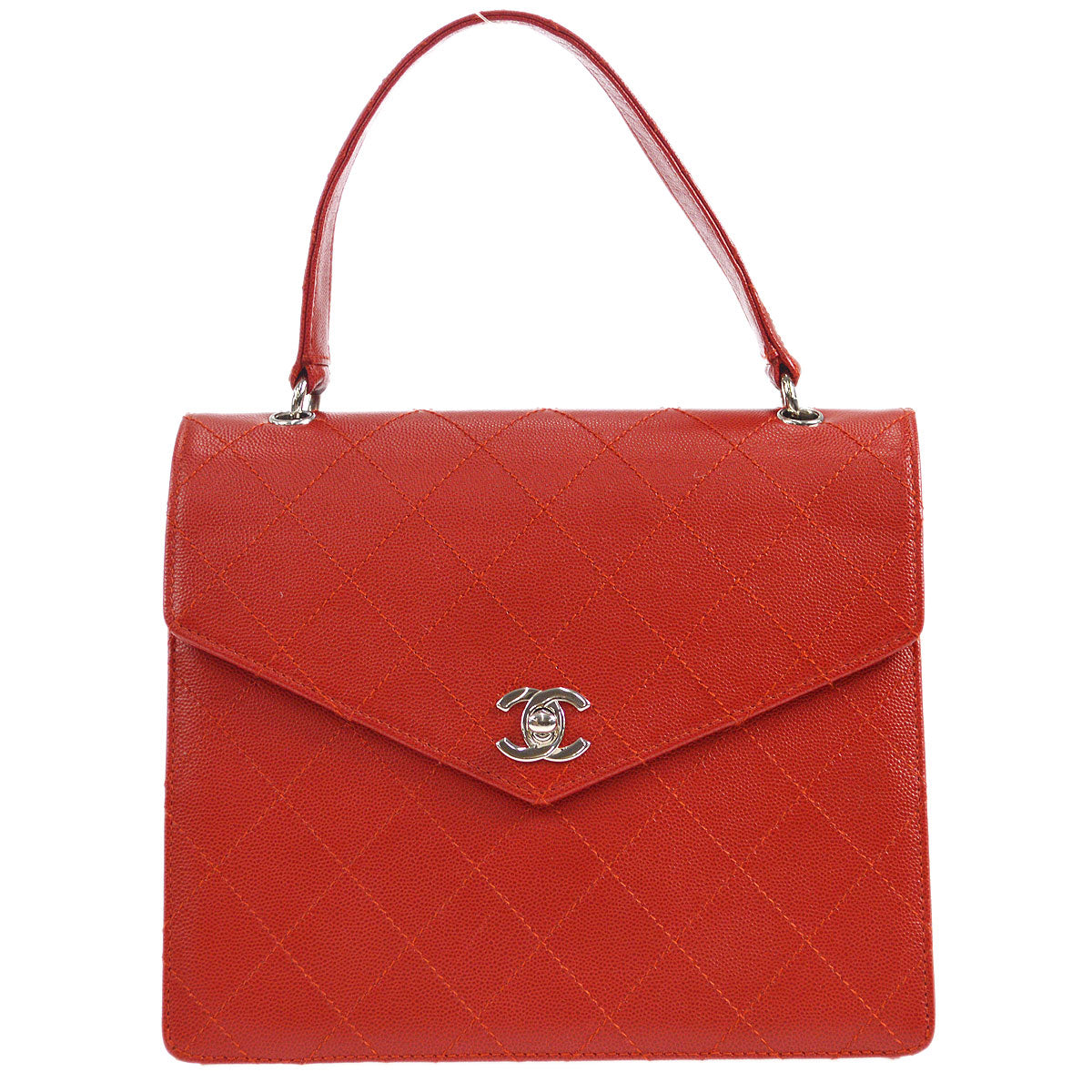 CHANEL 1997-1999 Letter Flap Handbag 46470