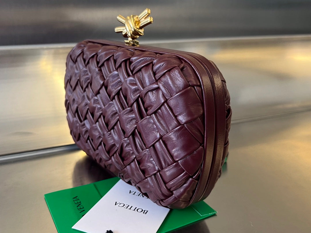 Luxury Bottega Veneta KNOT 19 IN BAROLO LAMBSKIN