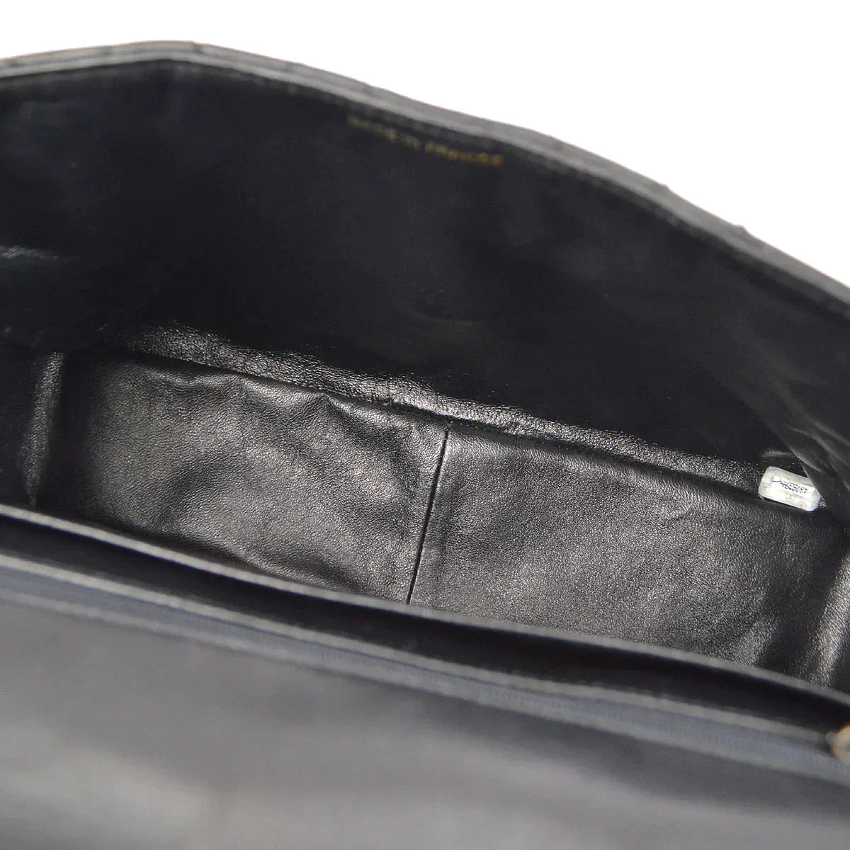 CHANEL 1996-1997 Classic Flap Jumbo Black Lambskin 46427