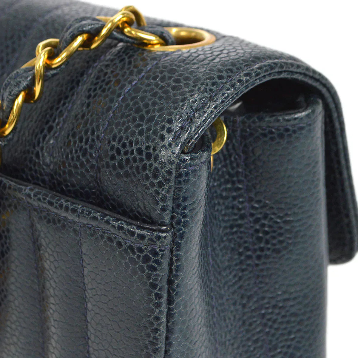 CHANEL 1994-1996 Vertical Straight Flap Mini 56462