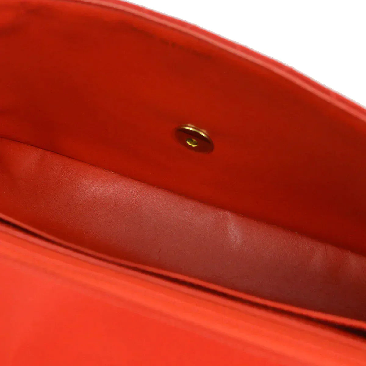CHANEL 1994-1996 Classic Single Flap Medium Red Nylon 56465