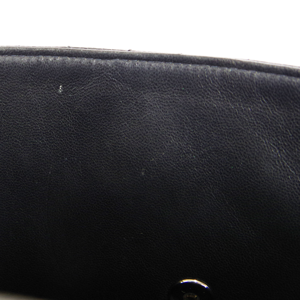 CHANEL 2000-2001 Classic Flap Jumbo SHW Black Caviar 27053