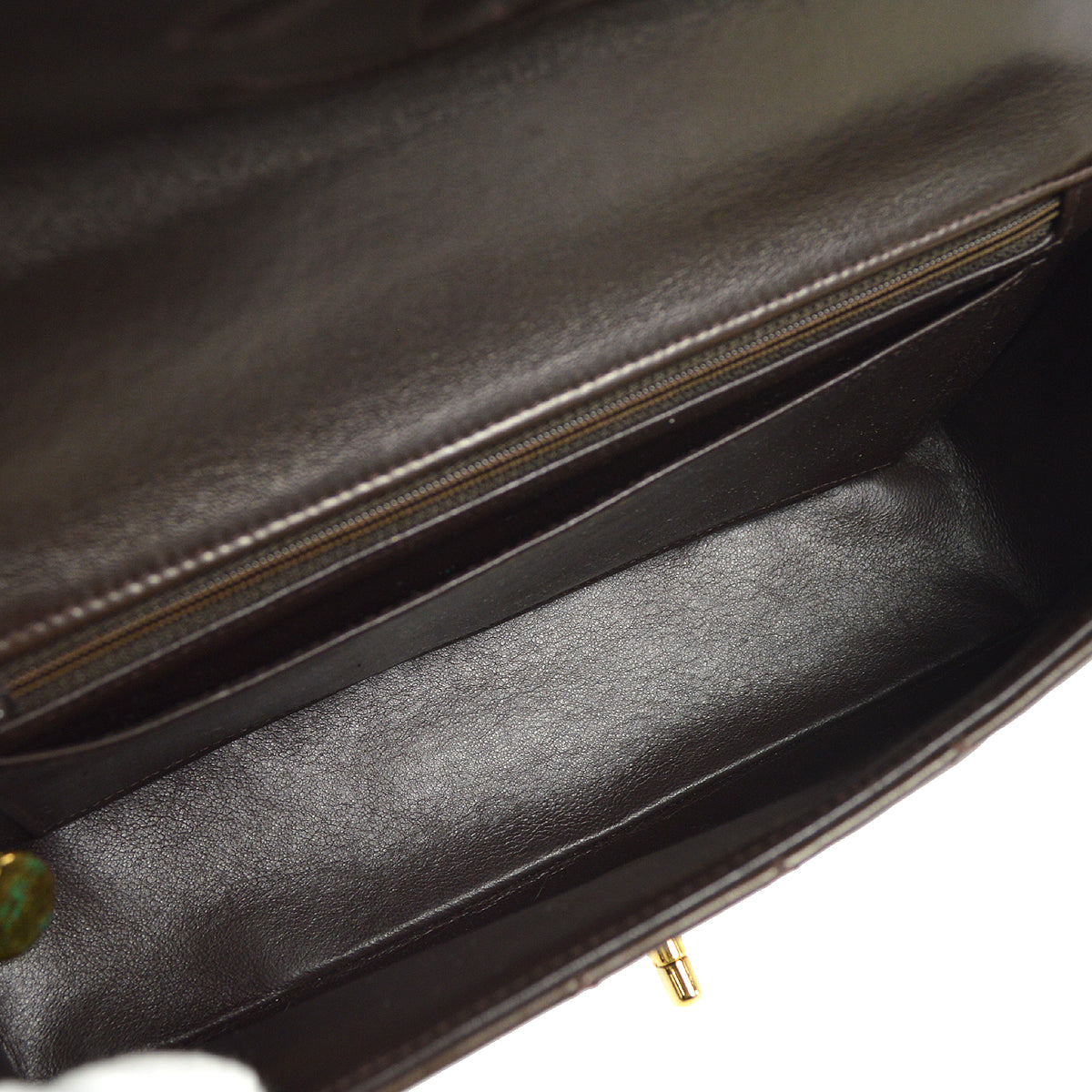 CHANEL Classic Single Flap 2 in 1 Handbag Set Brown Lambskin 24809