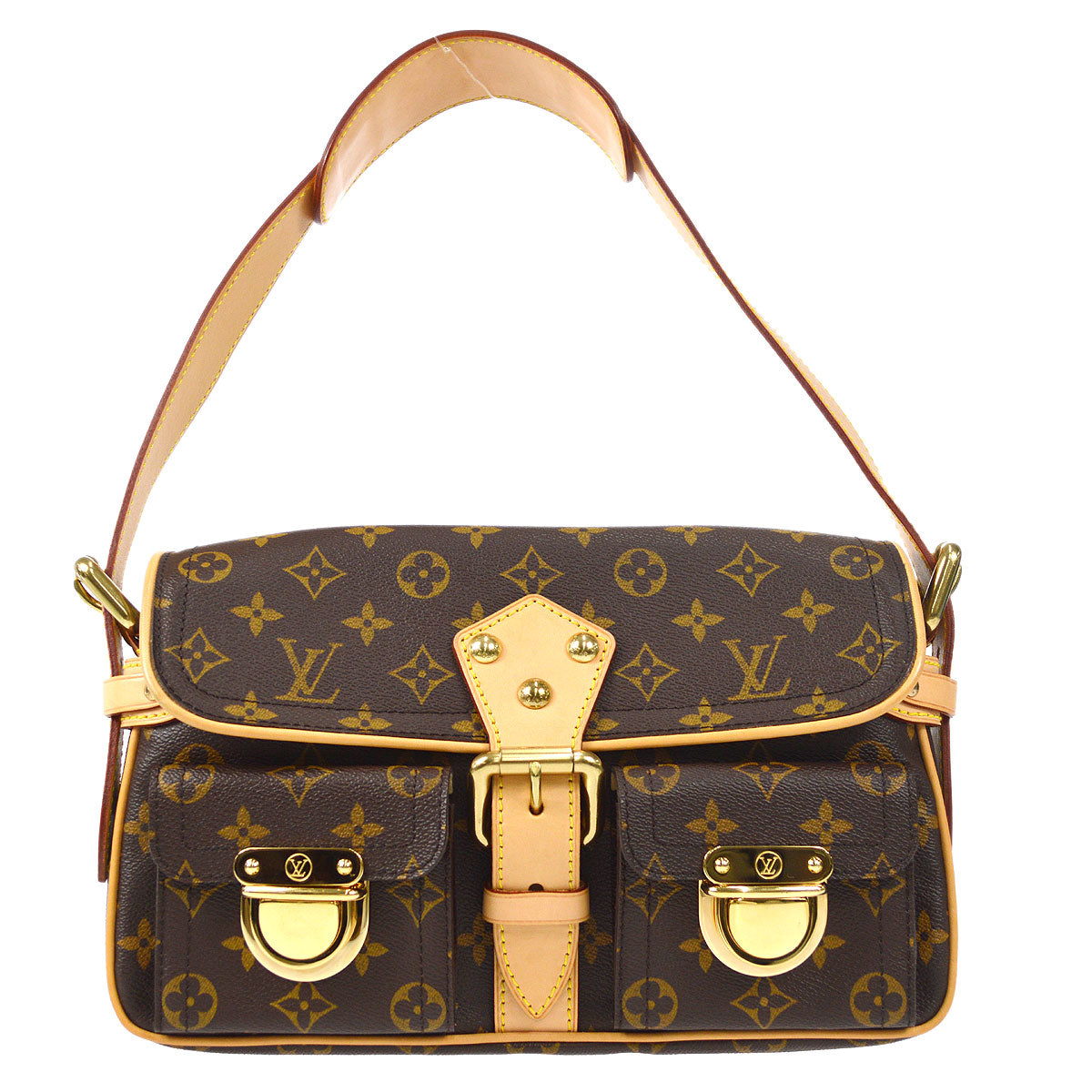 LOUIS VUITTON HUDSON PM HANDBAG MONOGRAM M40027