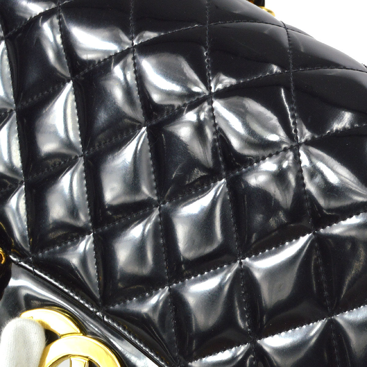 CHANEL Classic Flap Maxi Chain Shoulder Bag Black 26318