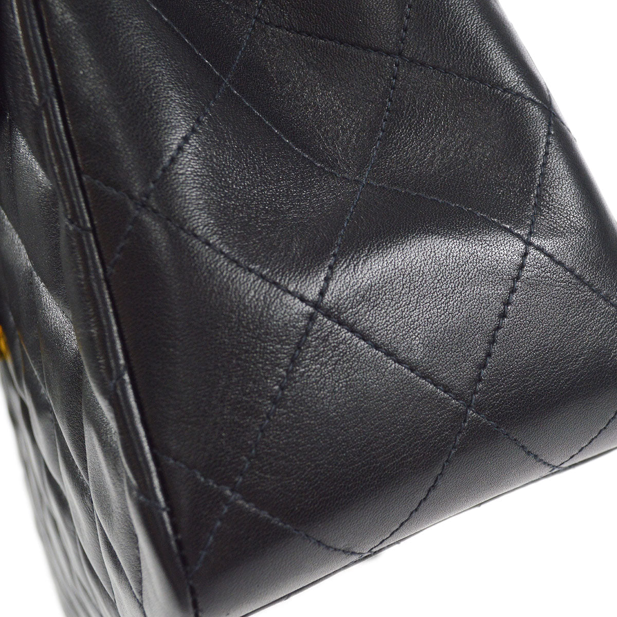 CHANEL 1994-1996 Classic Flap Maxi Black Lambskin 66455