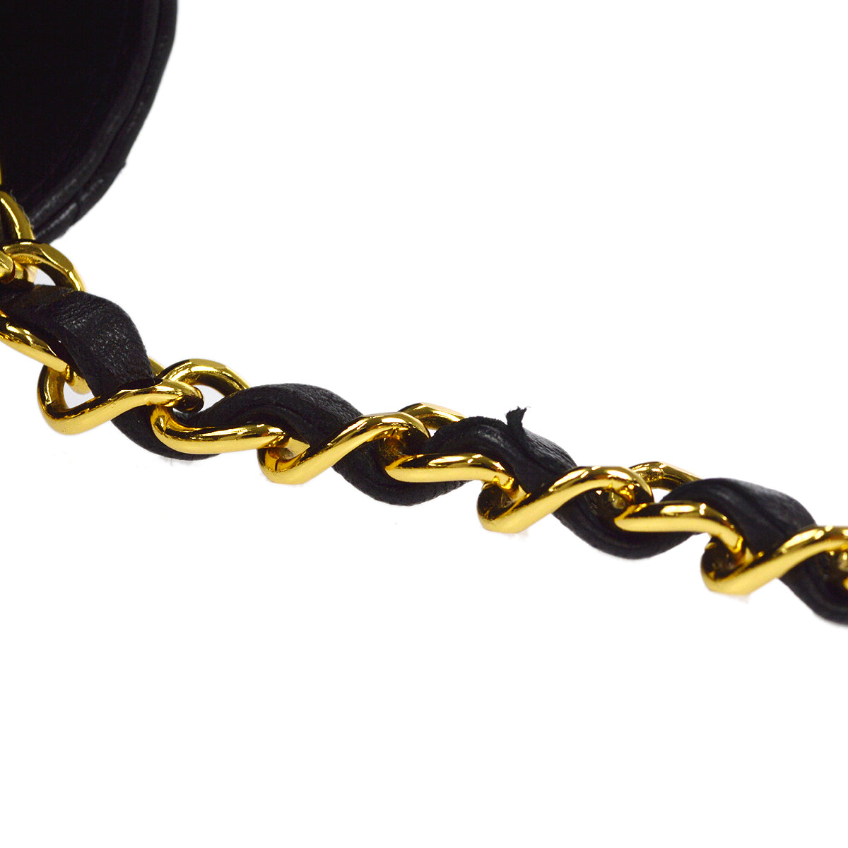 CHANEL Classic Single Flap Chain Shoulder Bag Black Lambskin 58016
