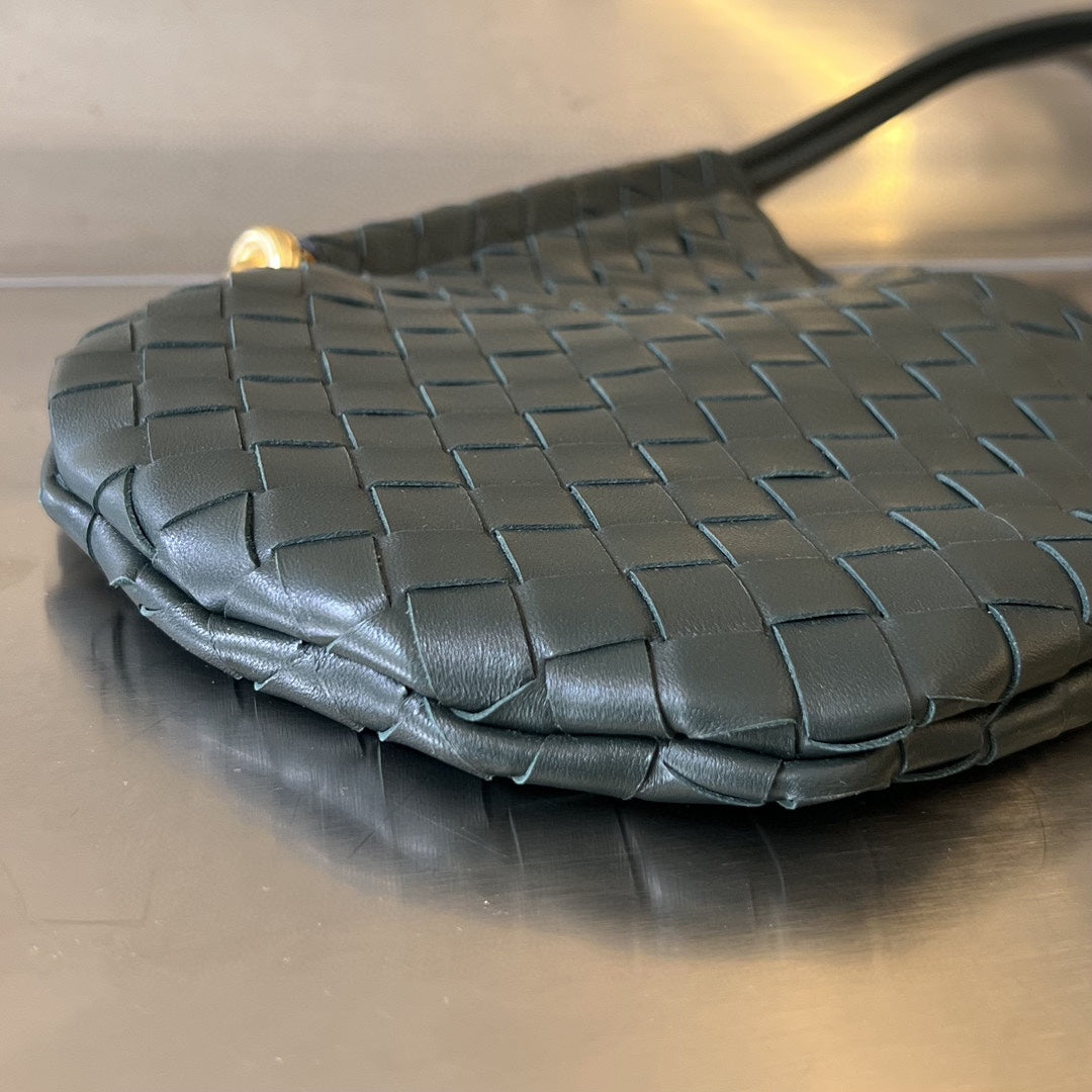 Luxury Bottega Veneta MINI SOLSTICE 30 BLACK LAMBSKIN