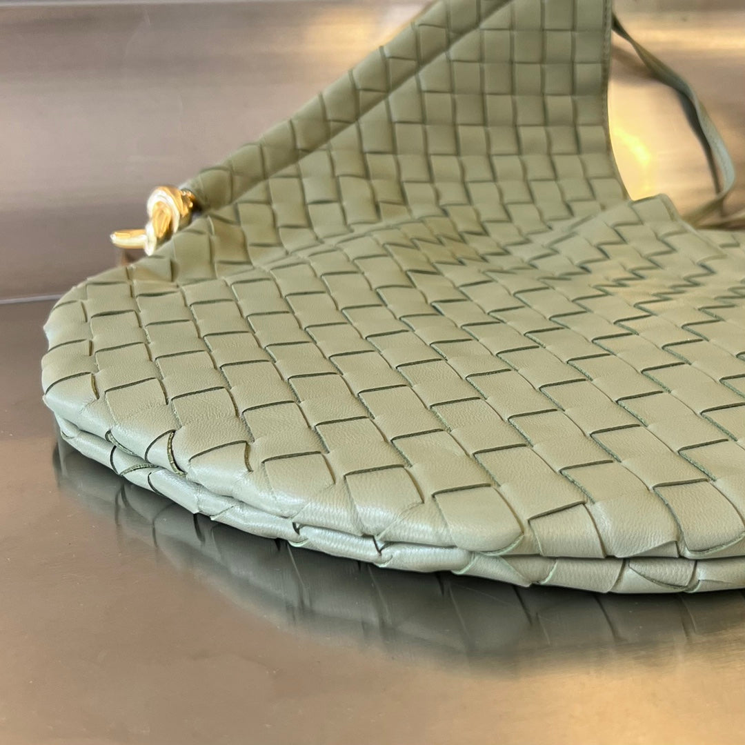 Luxury Bottega Veneta MEDIUM SOLSTICE 44 SARDINE GREY LAMBSKIN