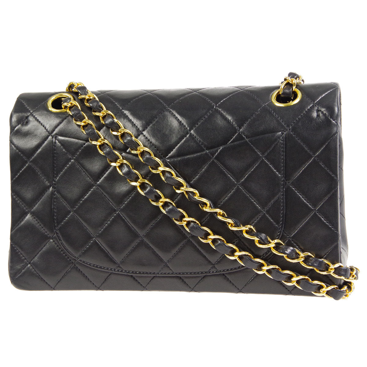 Luxury Chanel 1996-1997 Classic Double Flap Small Black Lambskin 66942