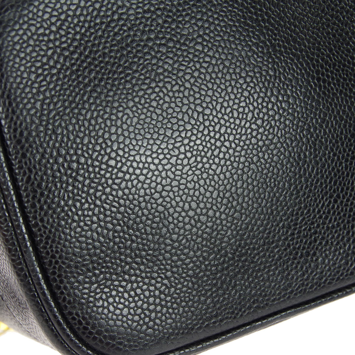 Luxury Chanel Vanity Handbag Black Caviar 78710