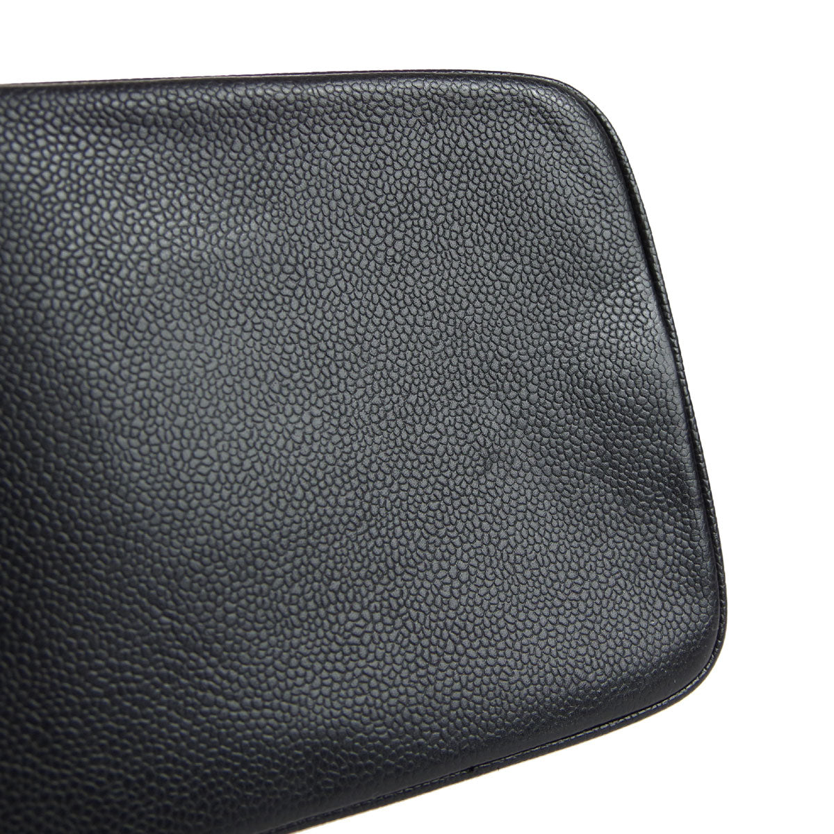 Luxury Chanel Medallion Quilted Tote Handbag Black Caviar 68010