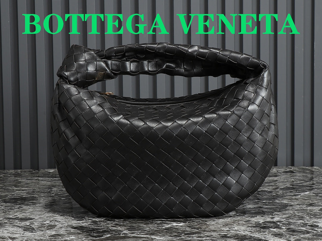 Luxury Bottega Veneta bv teen jodie 36cm black lambskin