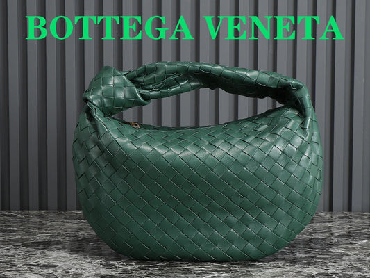 Luxury Bottega Veneta bv teen jodie 36cm dark green lambskin