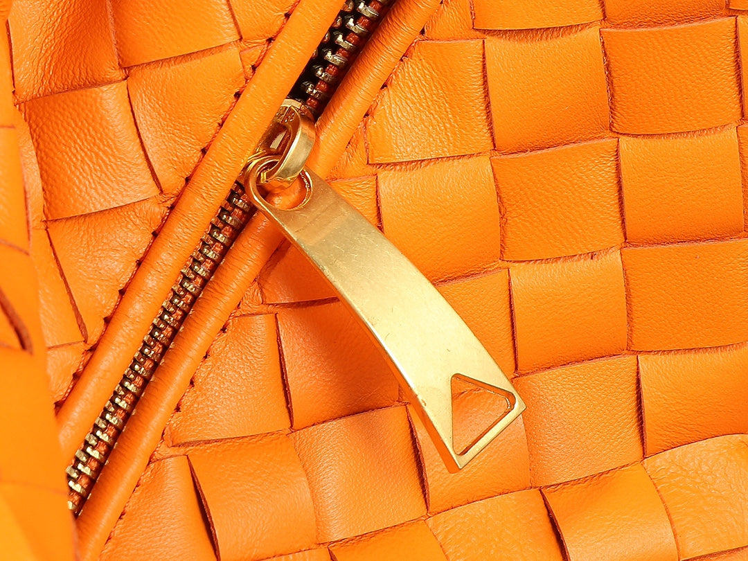 Luxury Bottega Veneta bv teen jodie 36cm orange lambskin